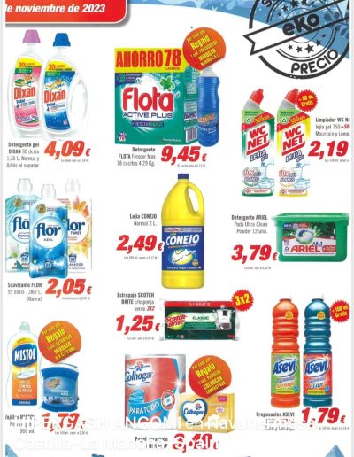 Oferta noviembre 2023 supermercado Hipercash Angomi